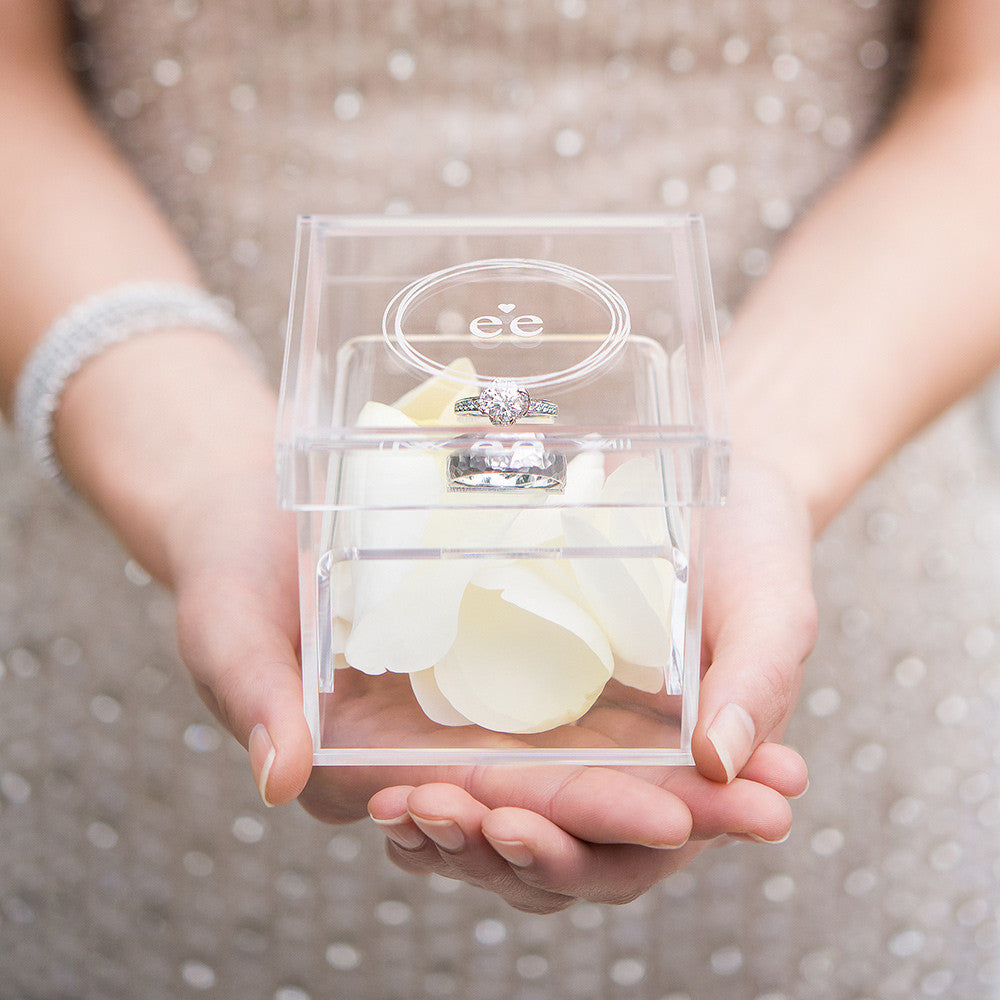 Lucite ring online box