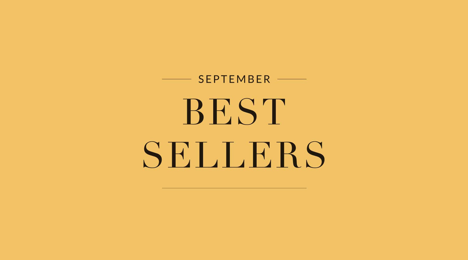 September Best Sellers - Wholesale