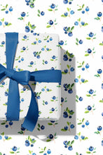 Load image into Gallery viewer, Blueberry Wrapping Paper Sheets Birthday Gift Wrap
