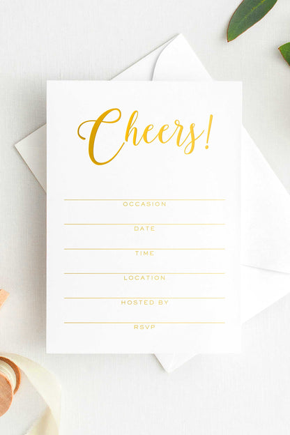 Cheers Fill-In Party Invitations Wedding - Wholesale