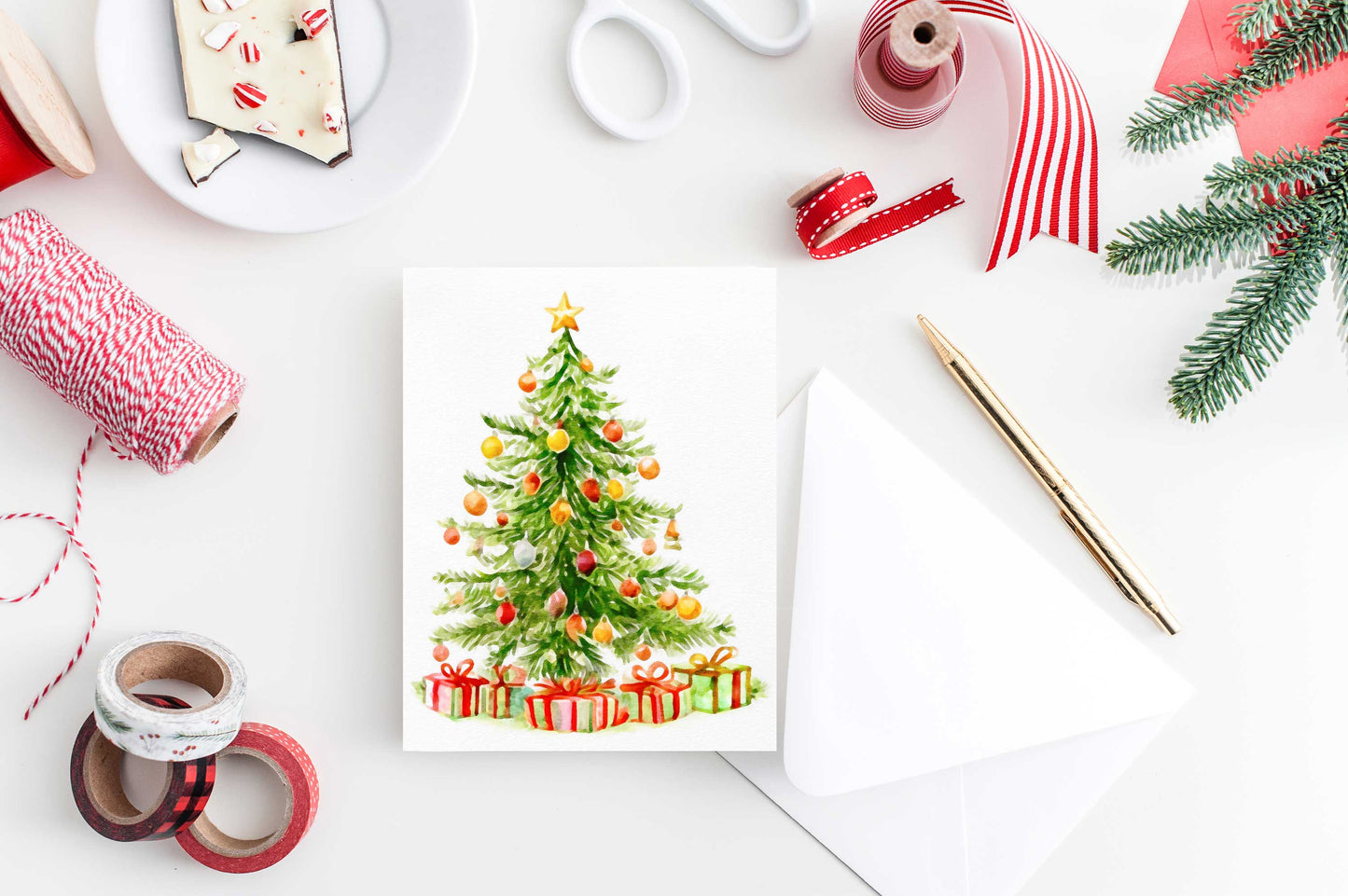 Christmas Tree Card Holiday Gift H036 - Wholesale