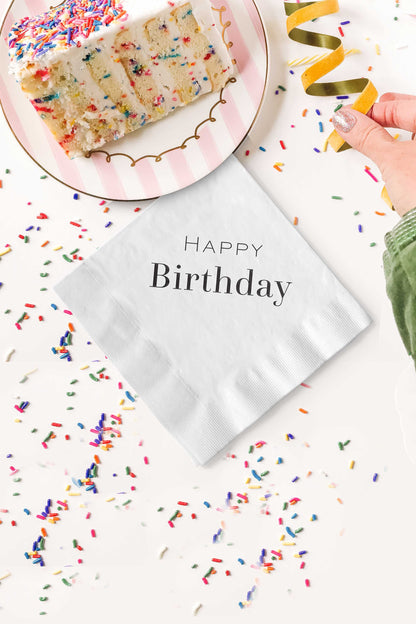 Happy Birthday Napkins - Wholesale