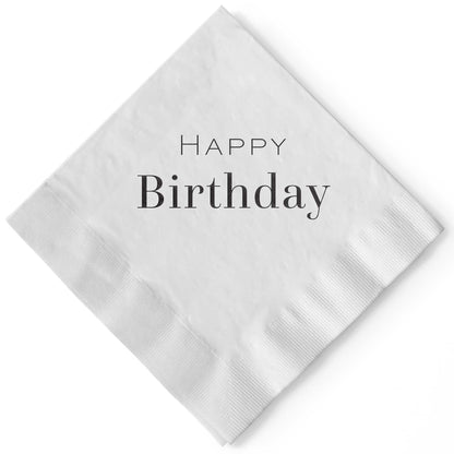 Happy Birthday Napkins - Wholesale