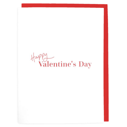 Happy Valentine's Day Card Letterpress VD001 - Wholesale