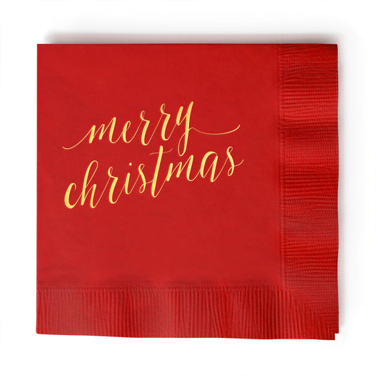 Merry Christmas Napkins - Wholesale