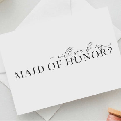 Will You Be My Matron of Honor Card - Wholesale