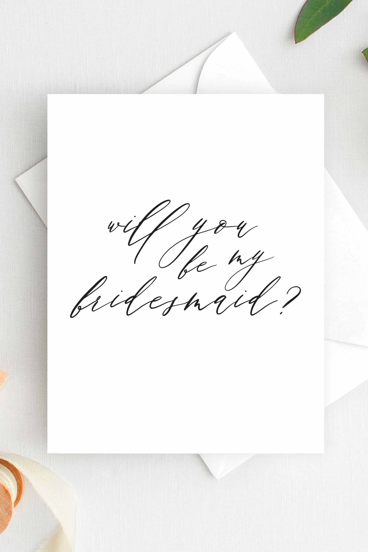 Will You Be My Bridesmaid - Bridal Party Proposal Card