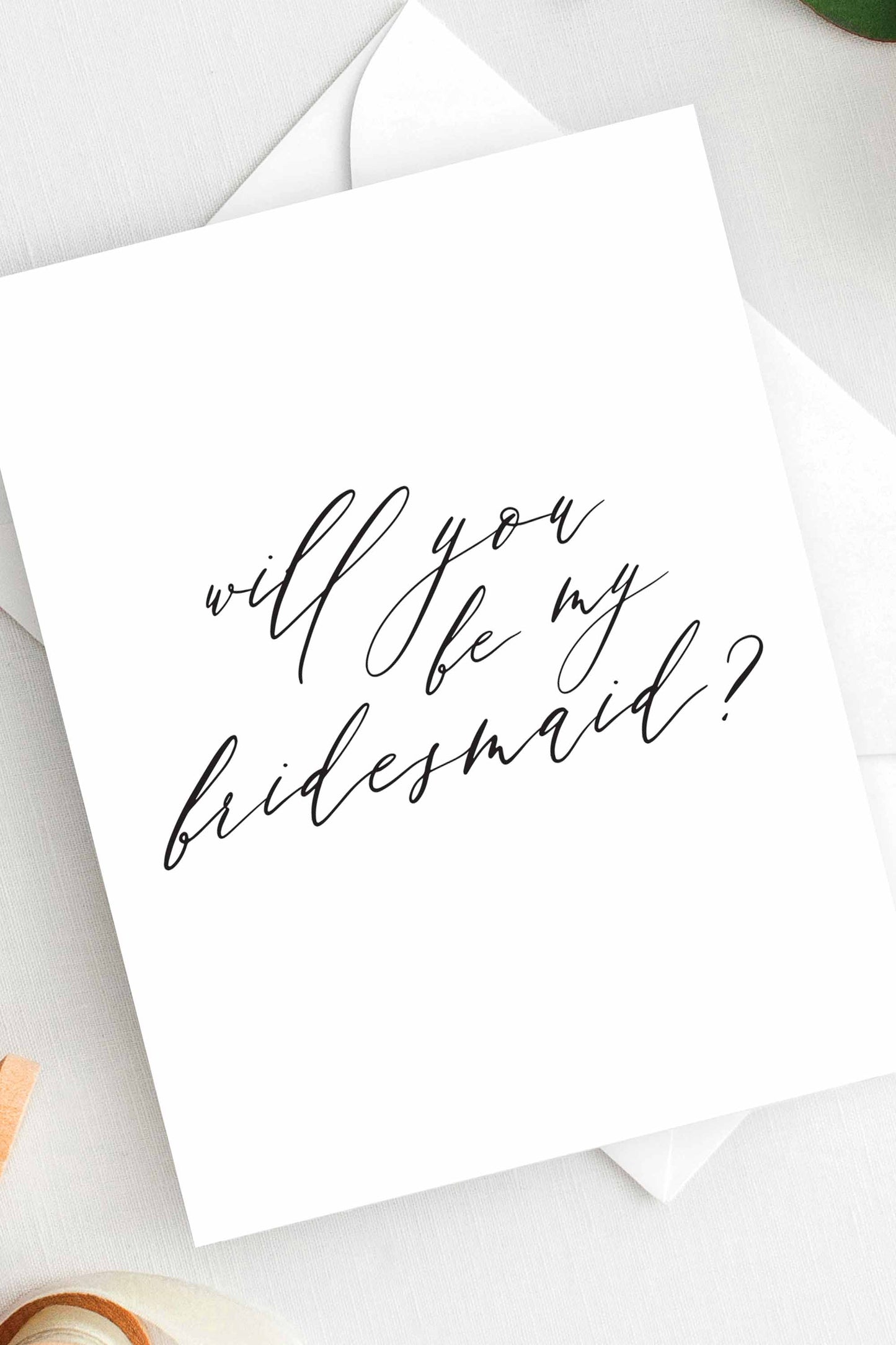 Will You Be My Bridesmaid - Bridal Party Proposal Card