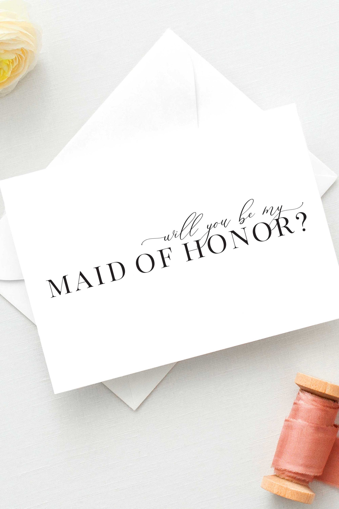 Will you be my Maid of Honor Greeting Card