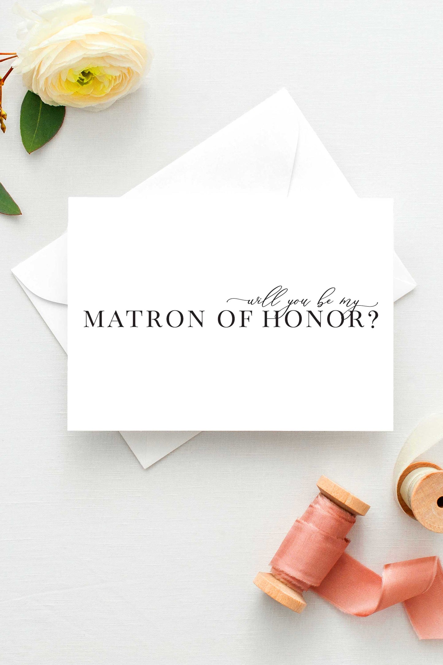 Will You Be My Matron of Honor Card - Wholesale