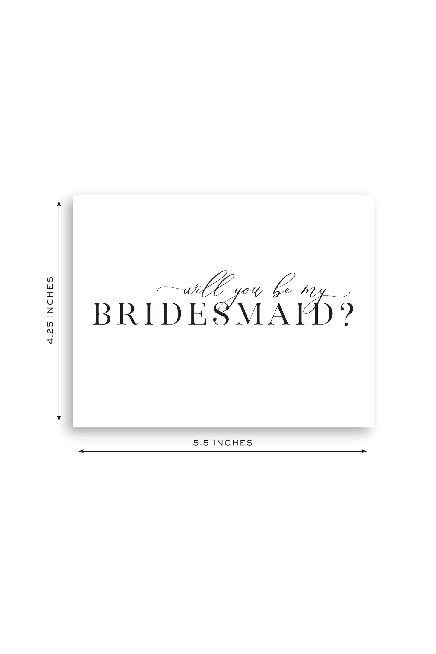 Will You Be My Bridesmaid Greeting Card - Wholesale