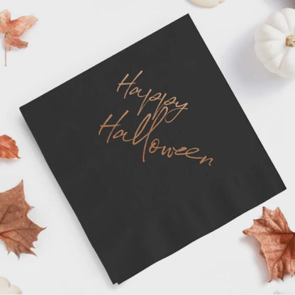 Happy Halloween Cocktail Napkins - Wholesale