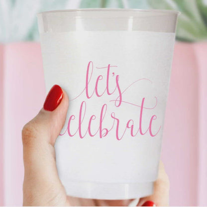 Let's Celebrate Shatterproof Cups - Wholesale