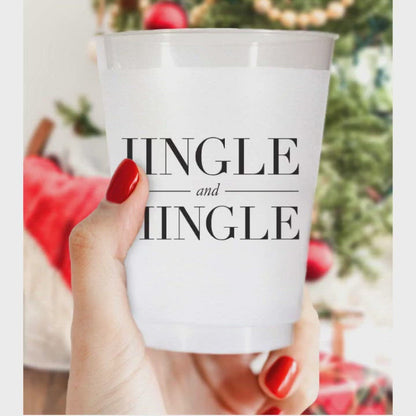 Jingle and Mingle Cups - Christmas Party Cups