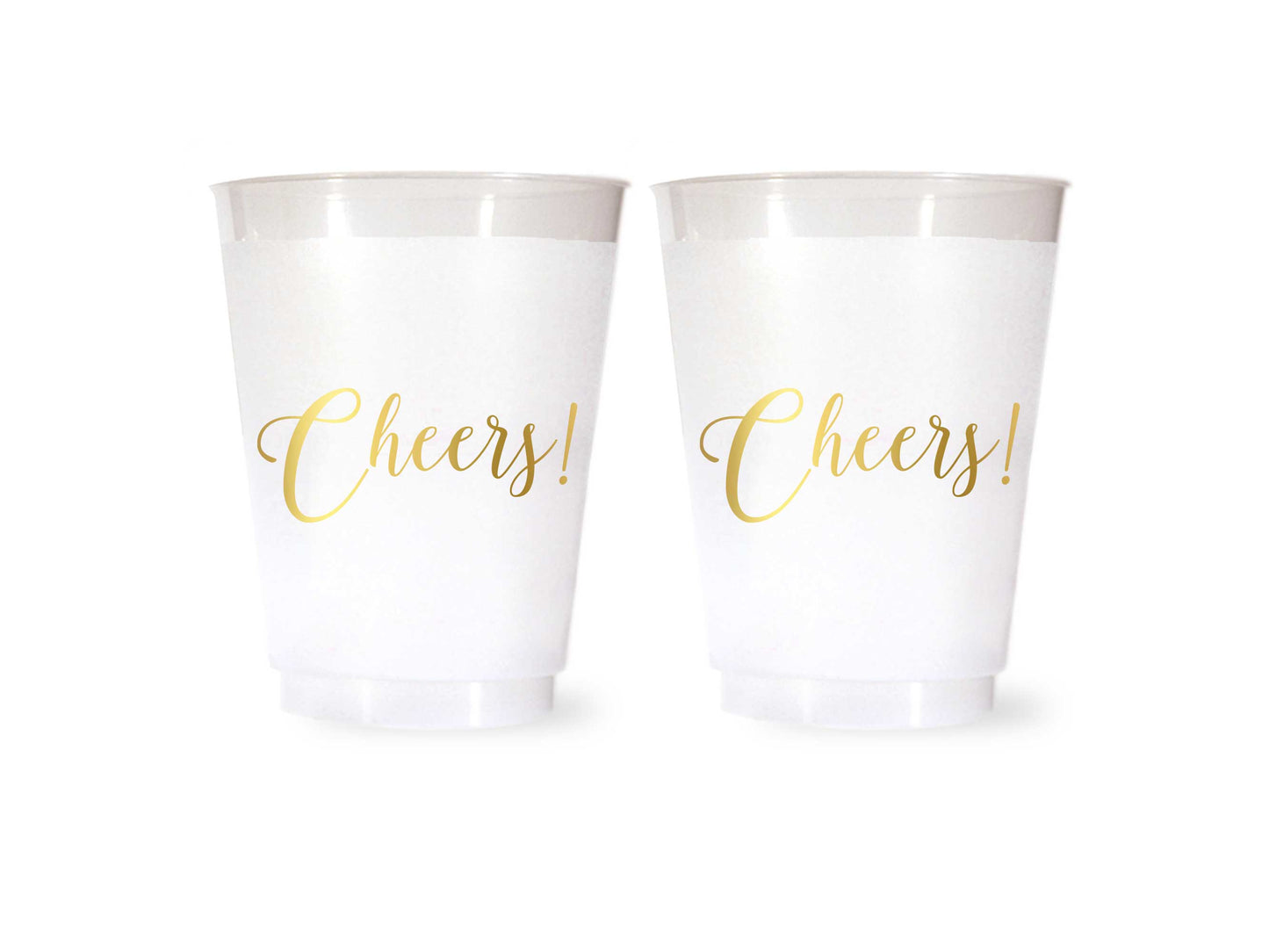 Cheers Cups in Gold - Wholesale