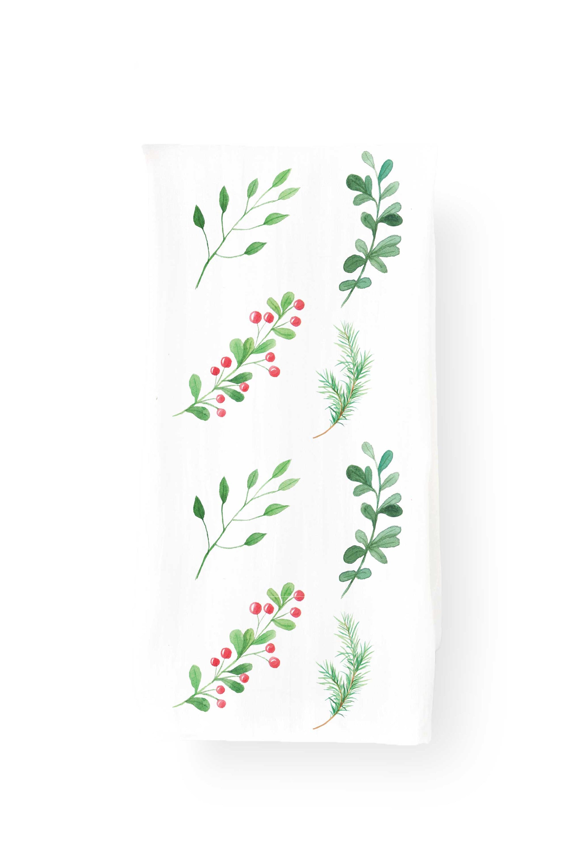 Winter Berries Tea Towel - Tea and Becky