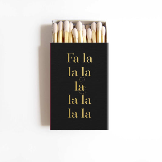 Fa La La Matchboxes - Personalized Matches - Tea and Becky