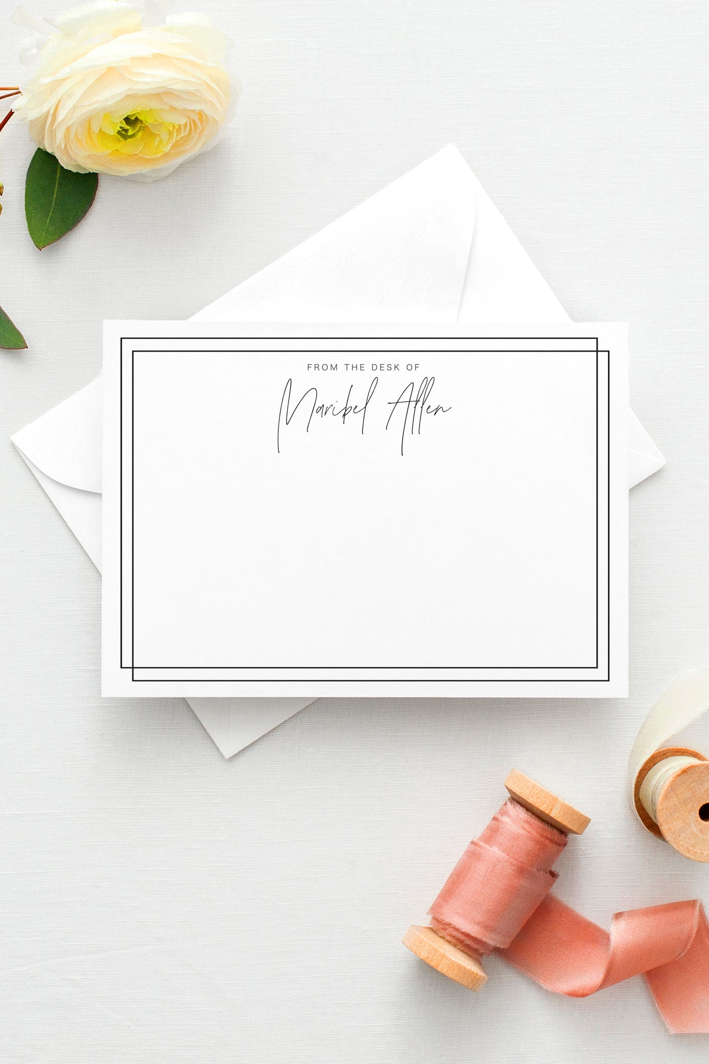 Modern Lines Personalized Stationery - Maribel Collection