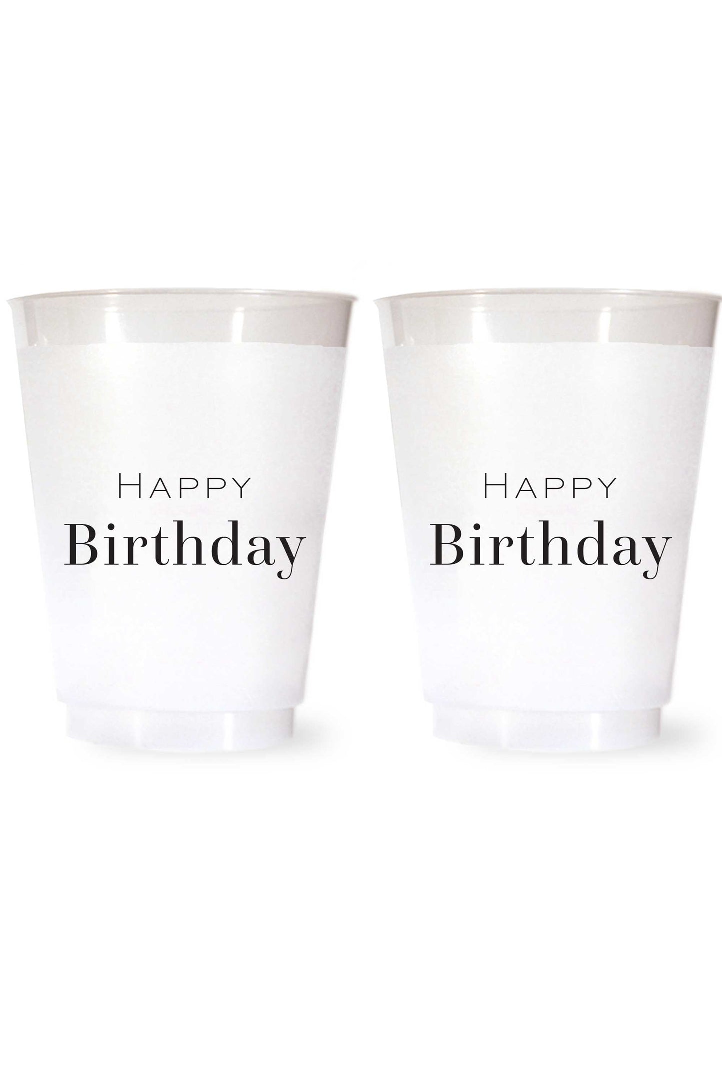 Happy Birthday Shatterproof Cups