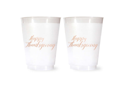 Happy Thanksgiving Cups