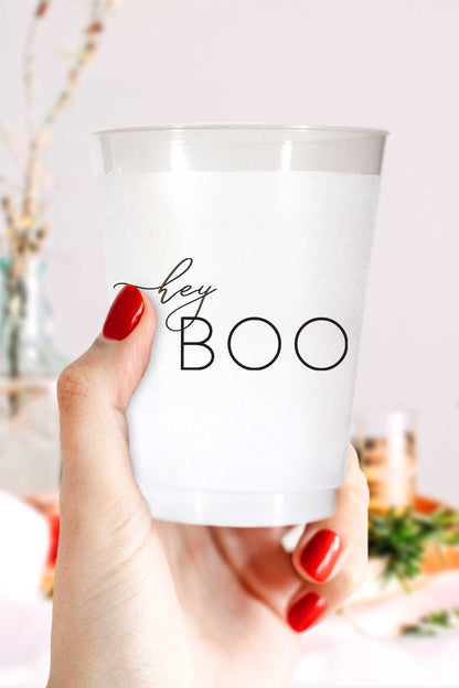 Hey Boo Halloween Cups