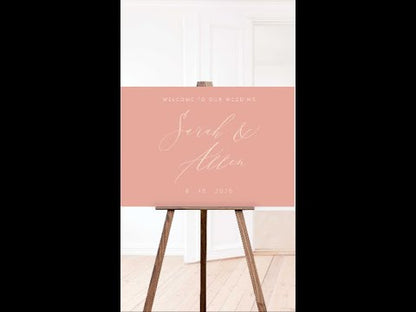 Welcome to our Wedding Sign - Sara Collection - More Colors