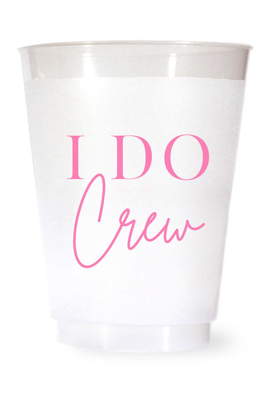 I Do Crew Cups Shatterproof Plastic Bachelorette - Wholesale