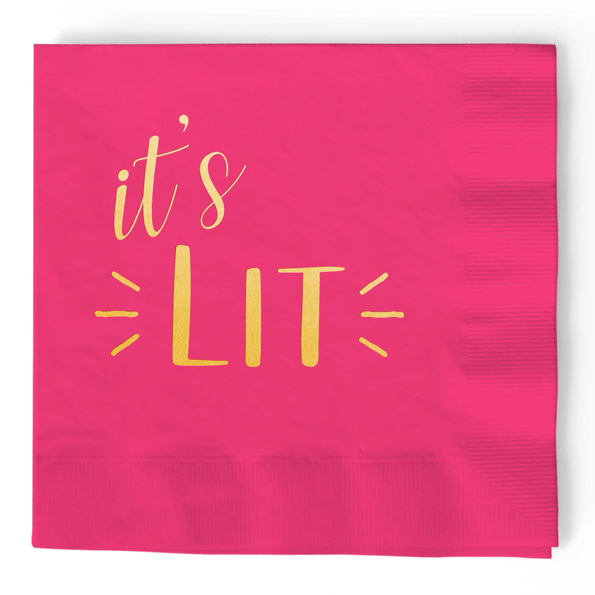 It's Lit Napkins - Set of 25 - Tea and Becky