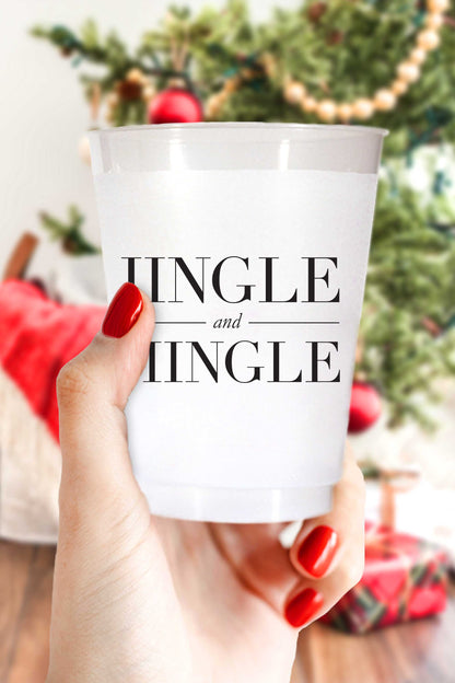 Jingle and Mingle Cups - Christmas Party Cups