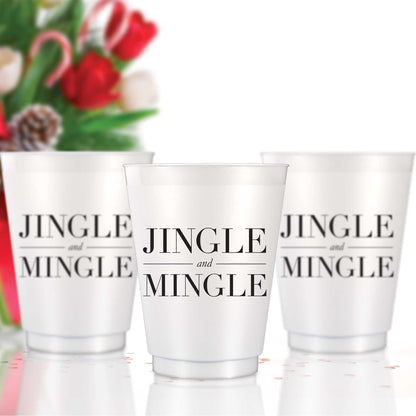 Jingle and Mingle Cups - Christmas Party Cups