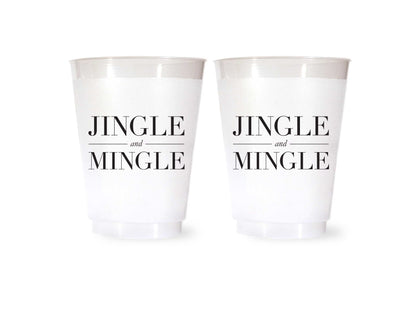 Jingle and Mingle Cups - Christmas Party Cups - Wholesale