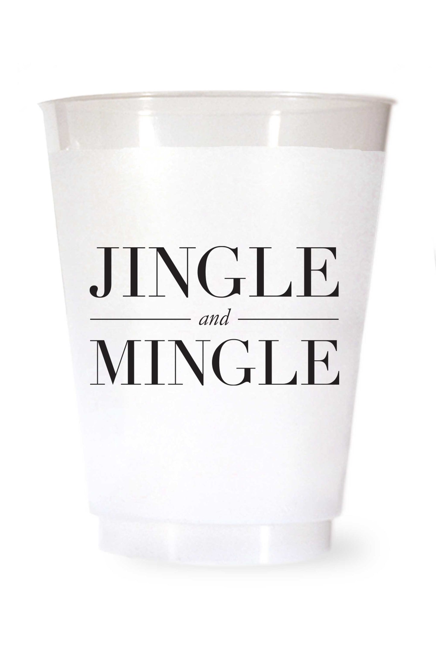 Jingle and Mingle Cups - Christmas Party Cups - Wholesale