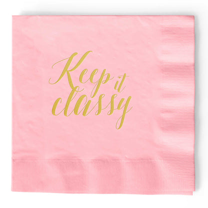 Keep it Classy Napkins - Set of 25 - Tea and Becky