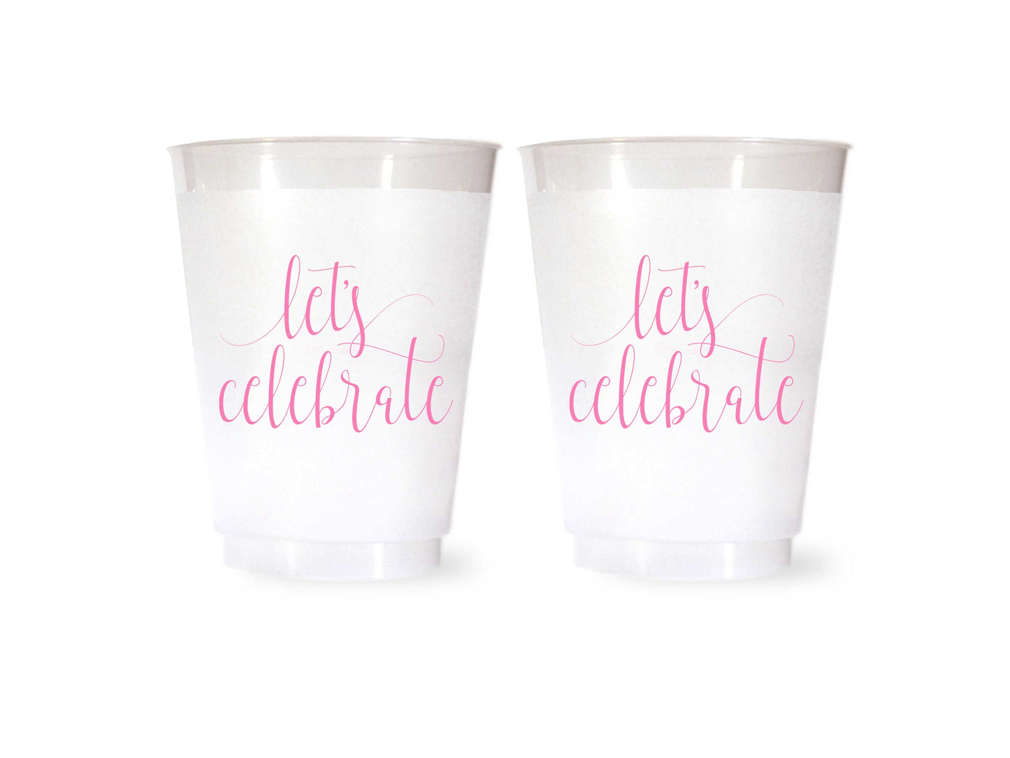 Let's Celebrate Shatterproof Cups - Wholesale