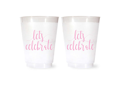 Let's Celebrate Shatterproof Cups - Wholesale