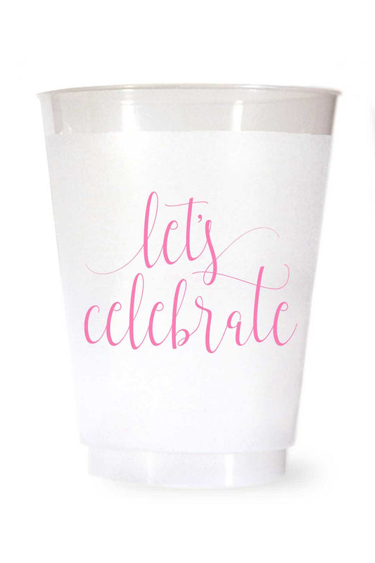 Let's Celebrate Shatterproof Cups - Wholesale