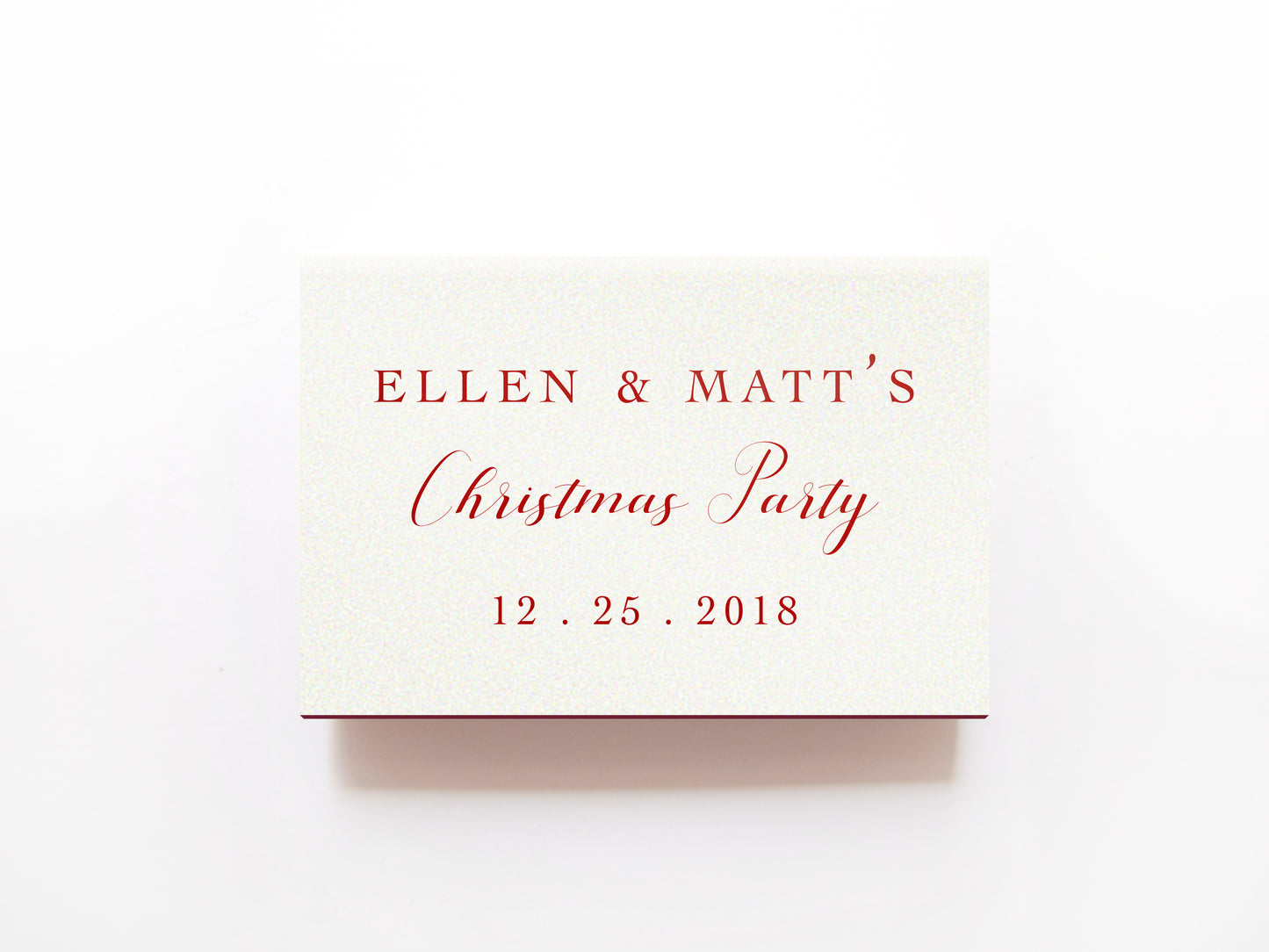 Merry Holiday Matchboxes - Personalized Holiday Matches - Tea and Becky