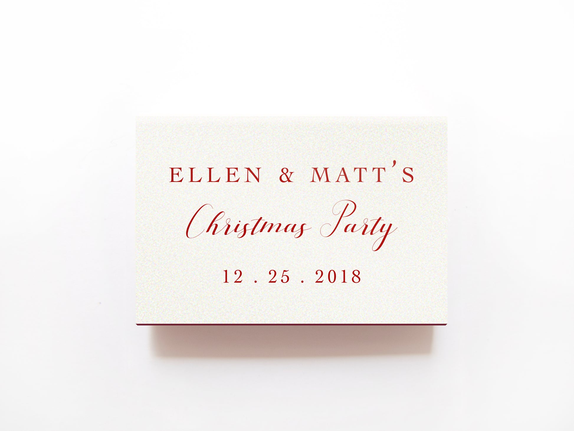 Merry Holiday Matchboxes - Personalized Holiday Matches - Tea and Becky