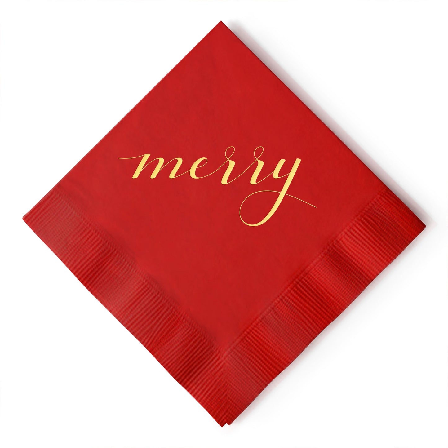 Merry Cocktail Napkins for Christmas - Wholesale