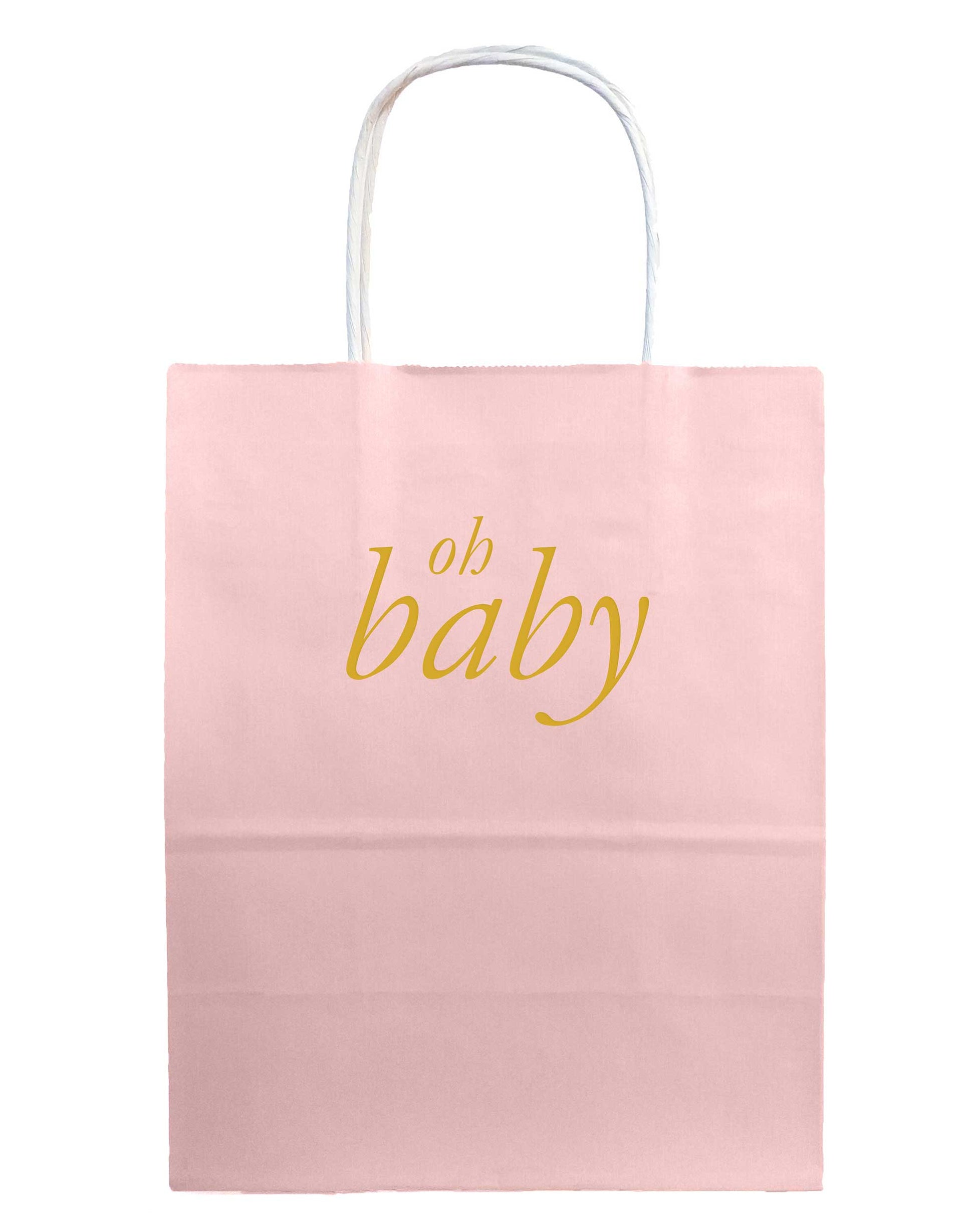 Oh Baby Gift Bags - Pink - Tea and Becky