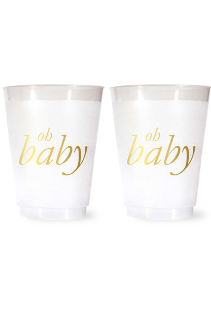 Oh Baby Shatterproof Cups in Gold - Wholesale