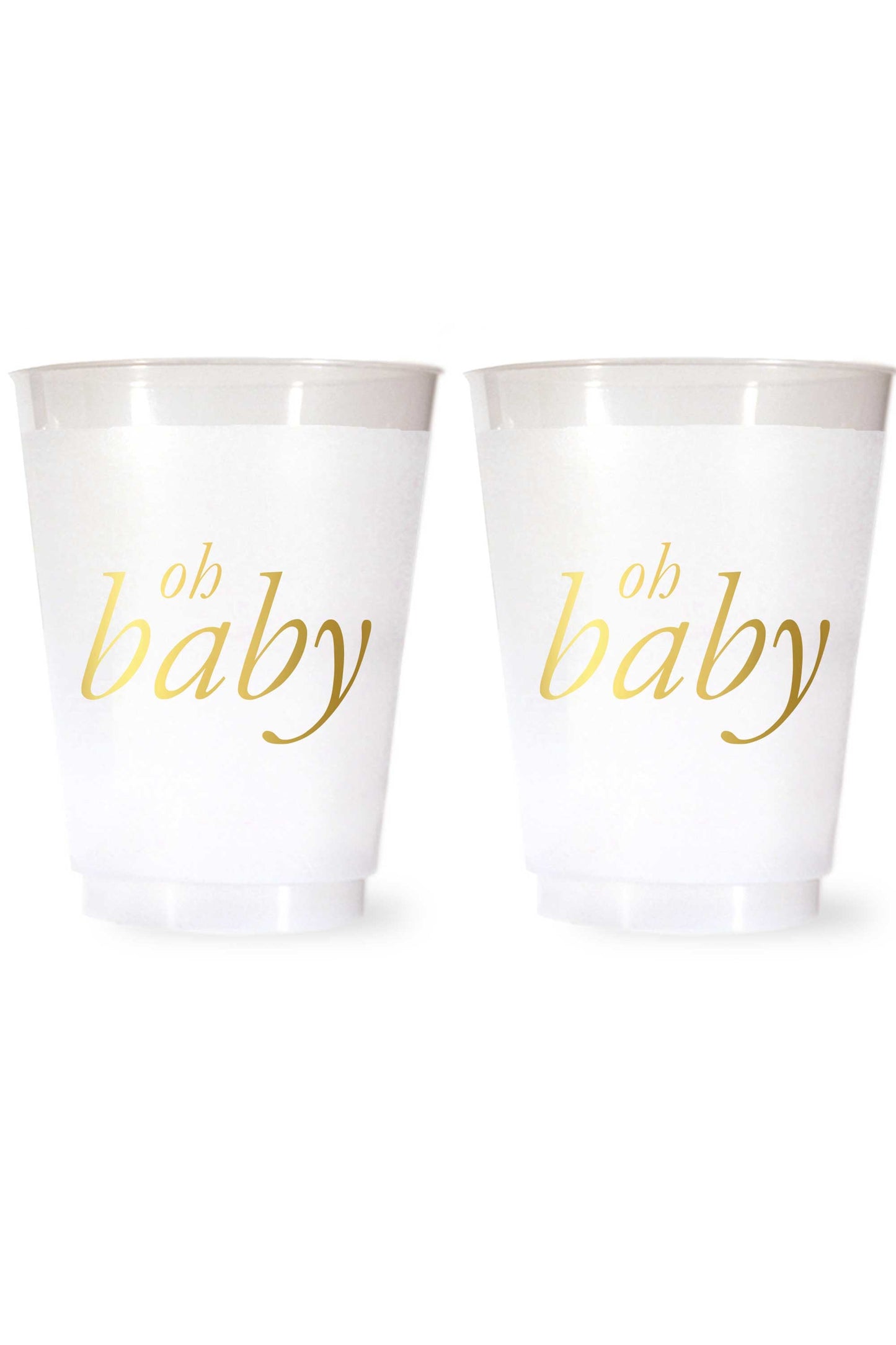 Oh Baby Shatterproof Cups in Gold