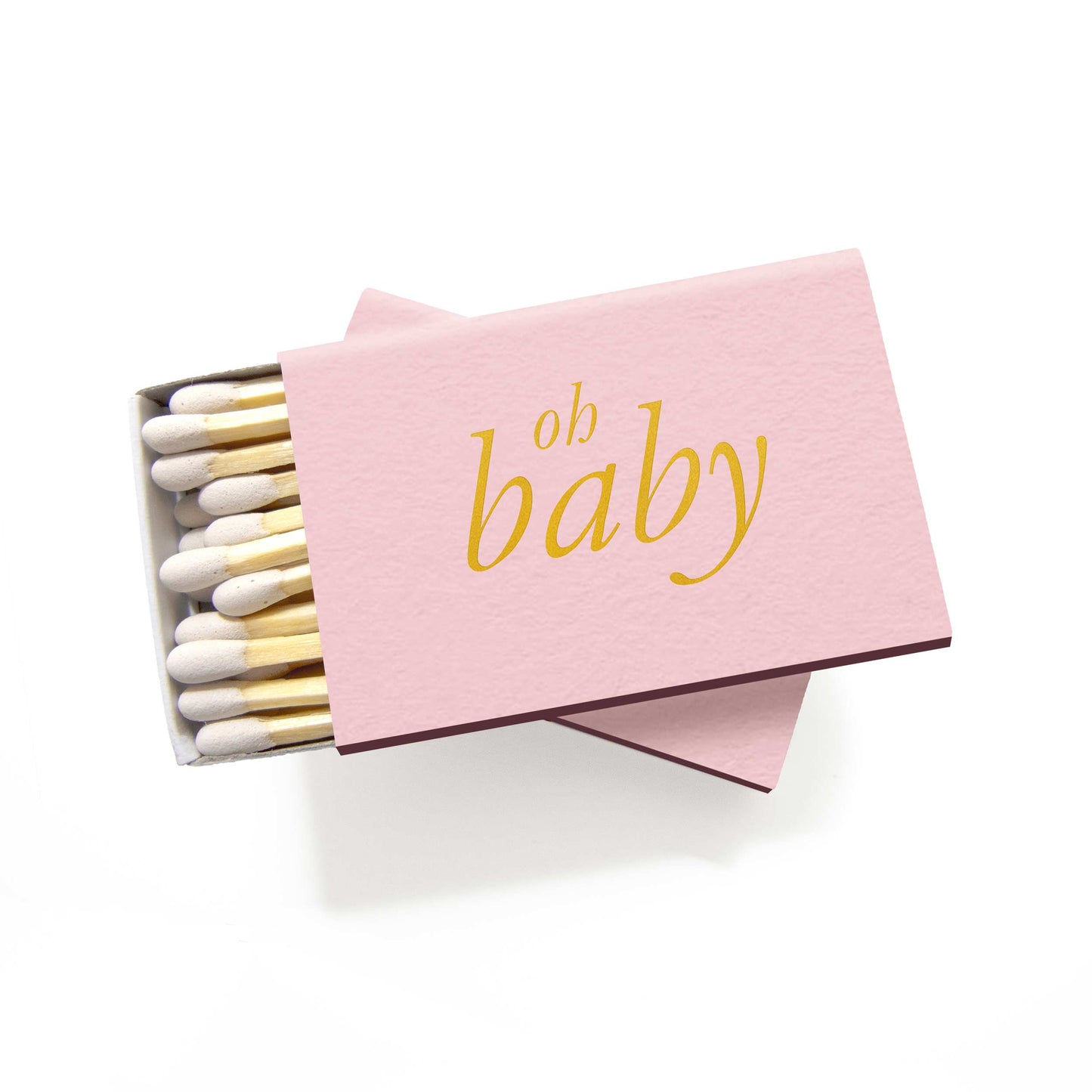 Oh Baby Matchboxes - Personalized Foil Matches - Nora Collection - Tea and Becky