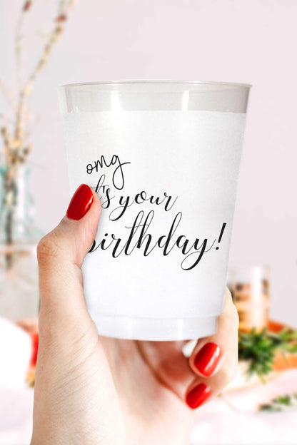 OMG It's Your Birthday Shatterproof Cups - Wholesale