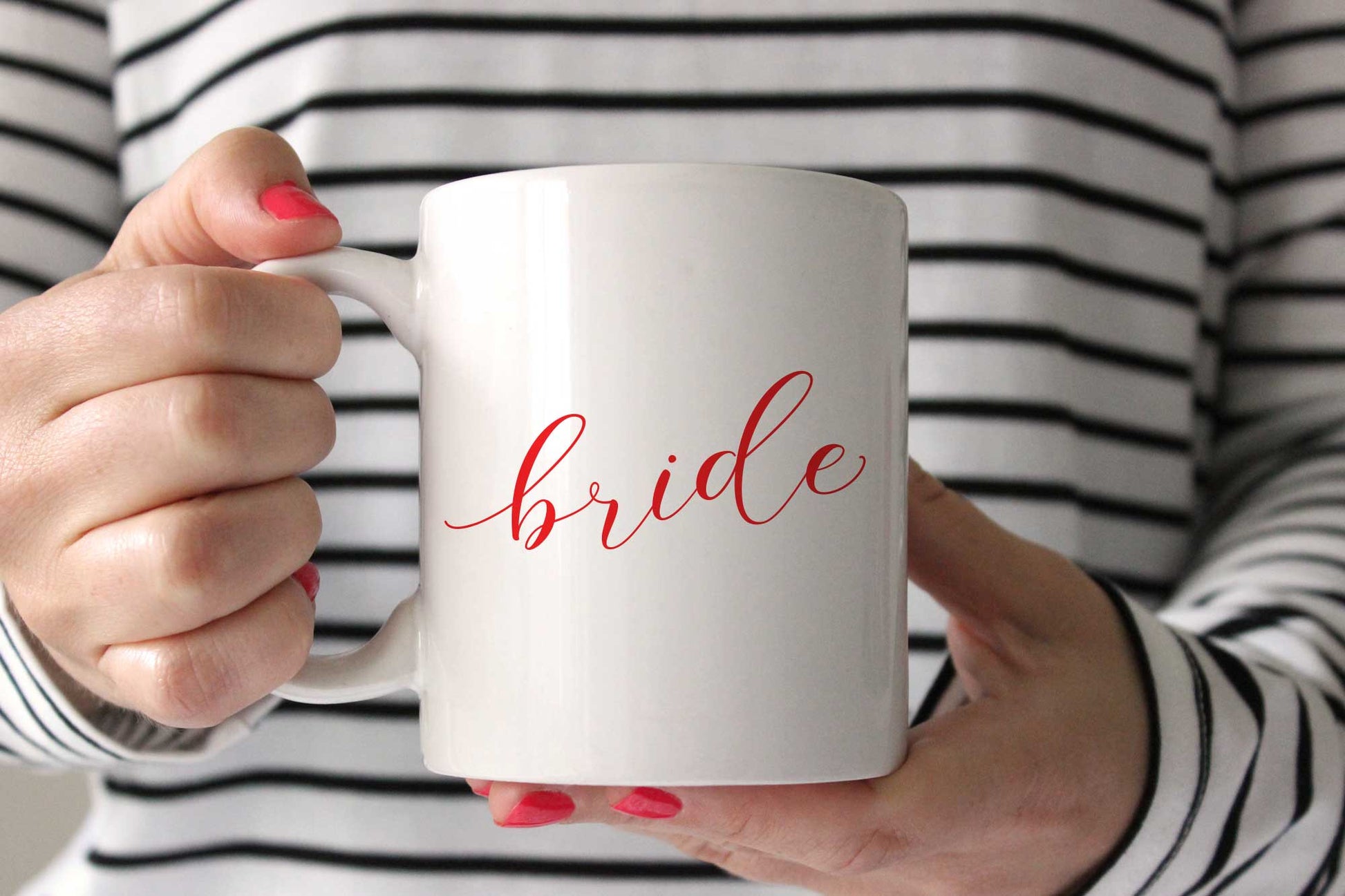 Bride Mug - Bridal Gift - More Colors - Tea and Becky