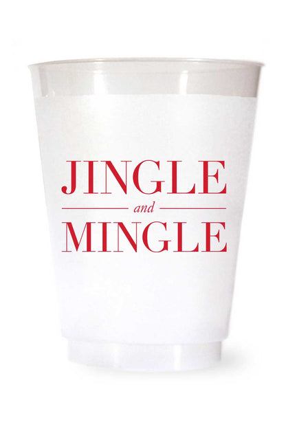 Jingle and Mingle Cups - Christmas Party Cups