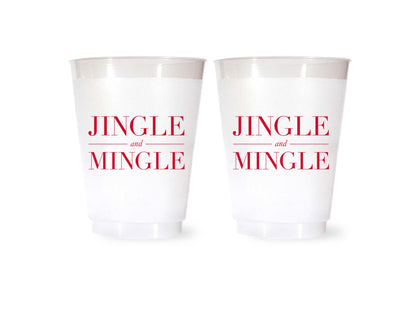 Jingle and Mingle Cups - Christmas Party Cups