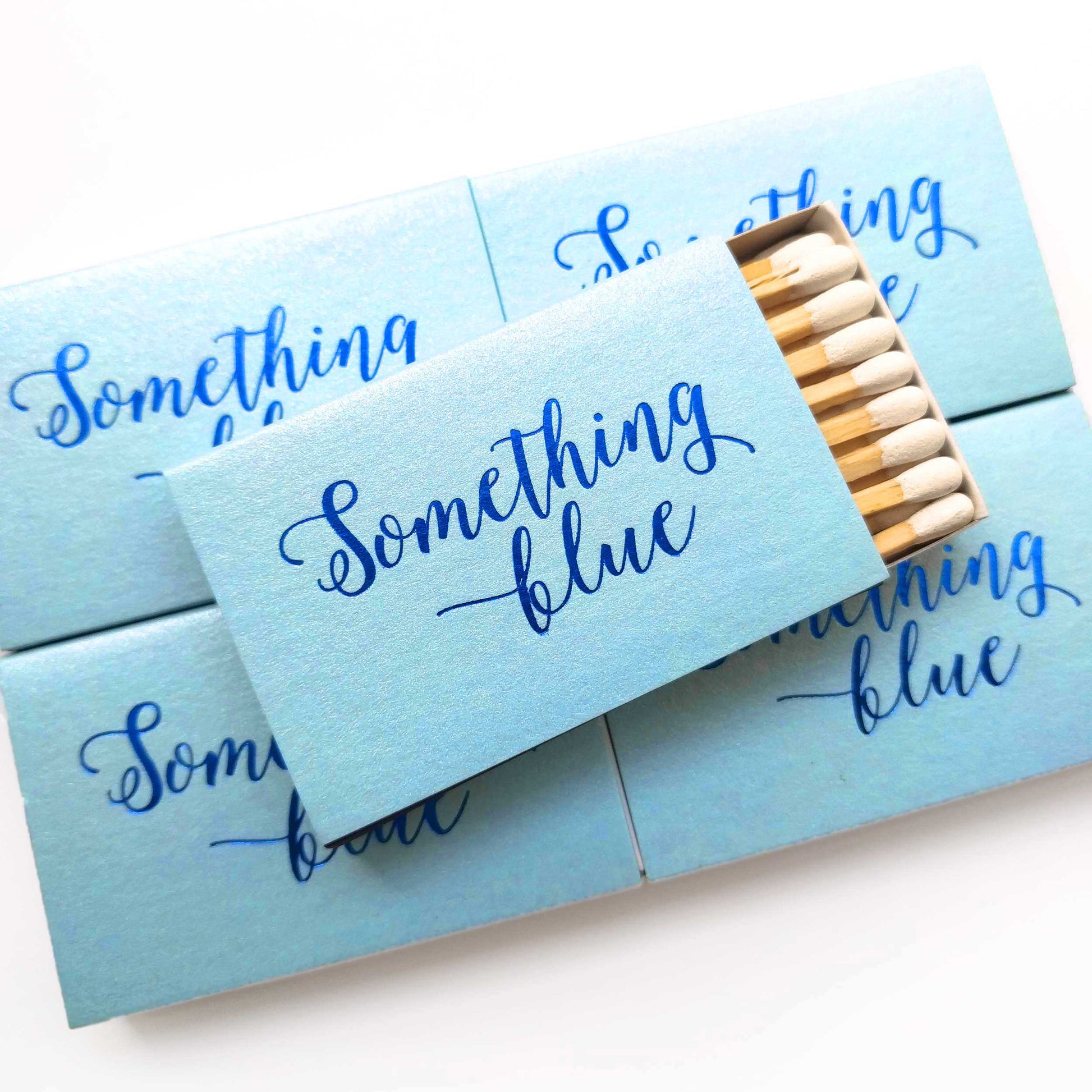 Something Blue Matchboxes - Set of 6 - Tea and Becky