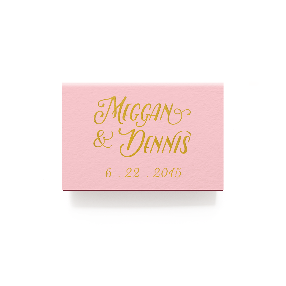 Sparkle and Shine Matchboxes - Foil Personalized Matches - Emma Collection - Tea and Becky