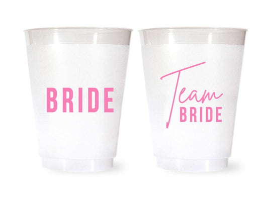 Team Bride Cups Shatterproof Plastic Bachelorette Cups - Wholesale